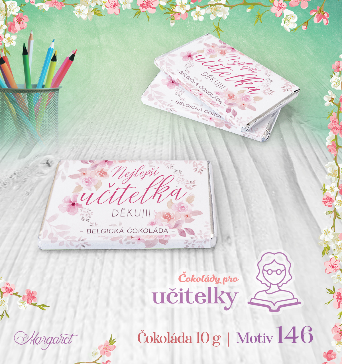 Belgické čokoládky 10 g (7 ks) | Motiv 146